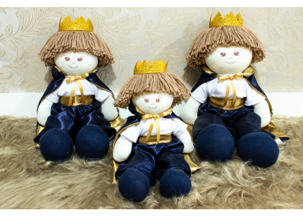 Bonecos Julio Príncipe marinho