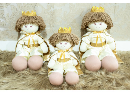 Bonecos Julio Príncipe palha