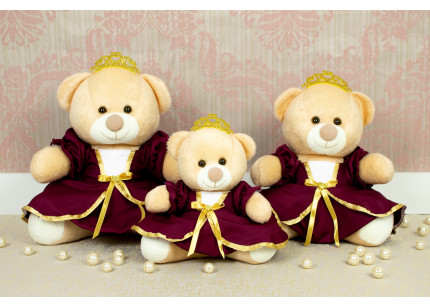 Ursos Tedde Princesa marsala
