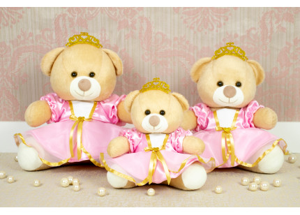 Ursos Tedde Princesa rosa