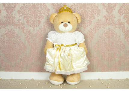 Porta Fraldas Ursa Princesa...