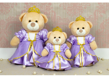 Ursos Amore Princesa lilás