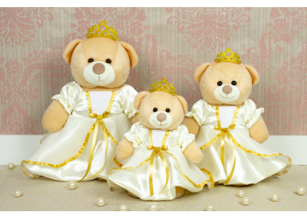 Ursos Amore Princesa palha