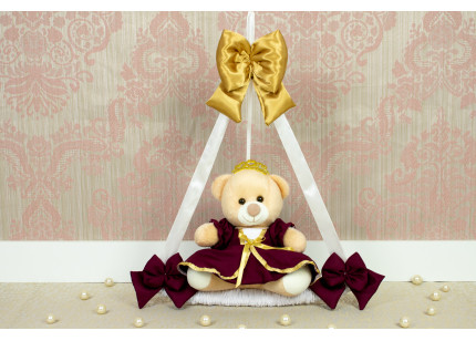 Enfeite de Porta Urso Tedde...